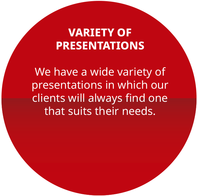  photo variety of presentations text